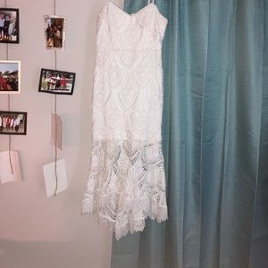 Ivory lace dress